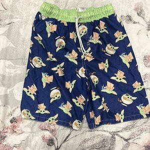 like new star wars baby yoda swim trunks